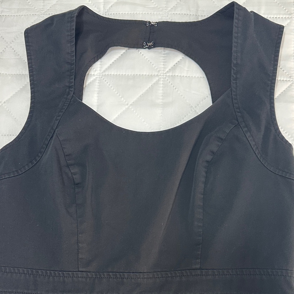 Ann Taylor Black Sleeveless Cutout Dress